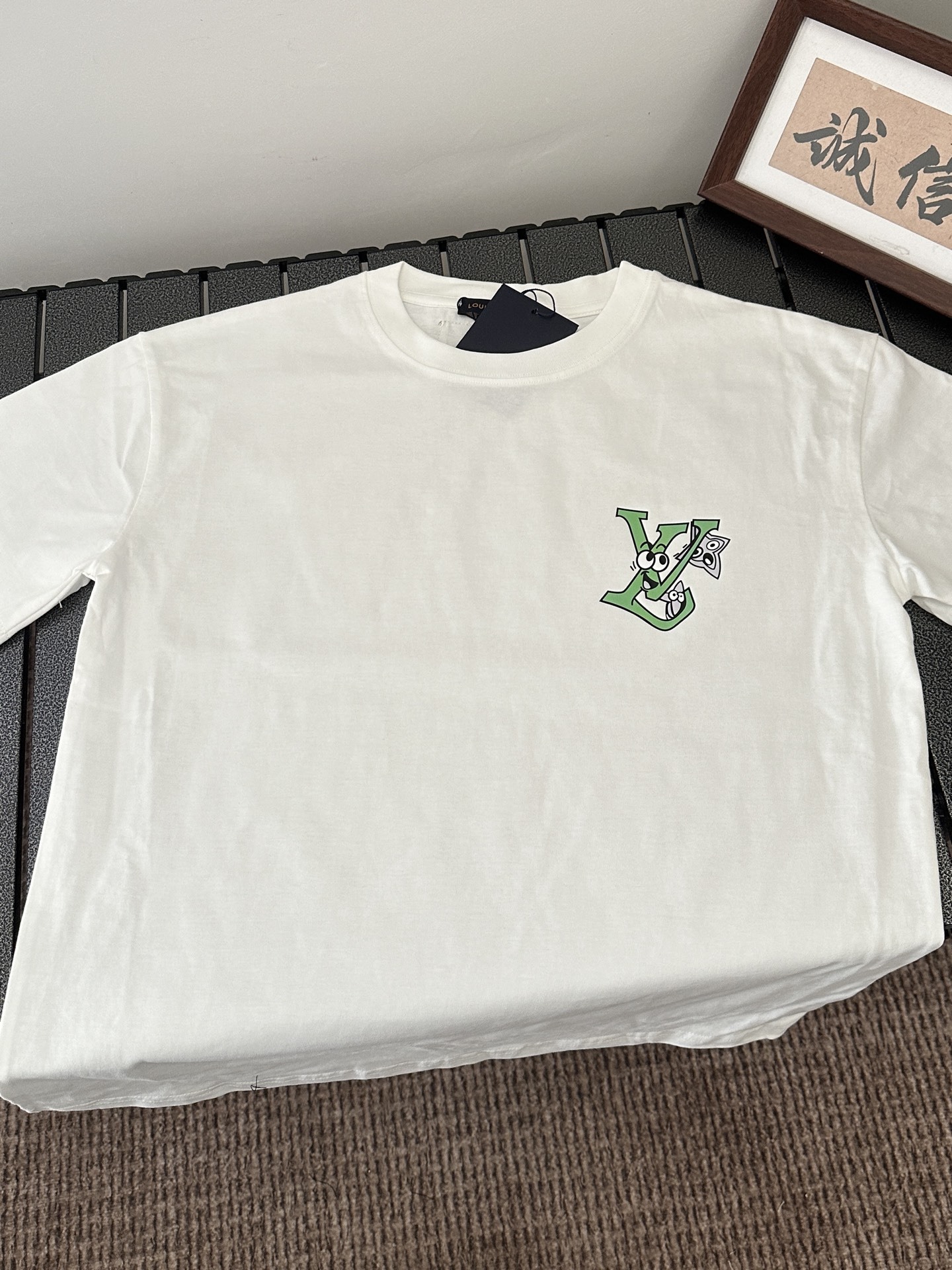 Louis Vuitton Hot Air Balloon Letter Short Sleeves M-XXXL