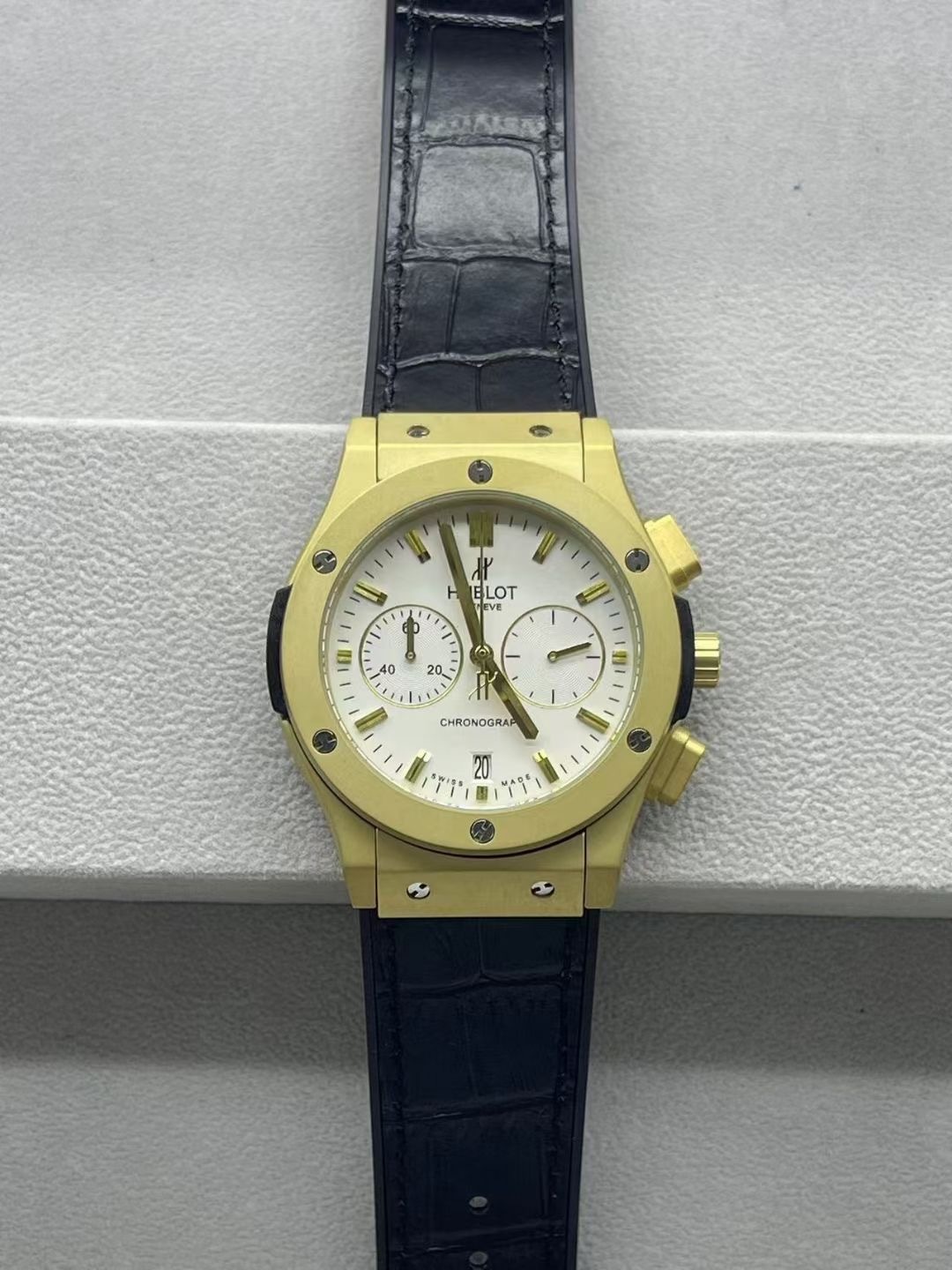 Hublot Geneve Top Quality Quartz 904L Stainless Steel Men  Watch 42mm