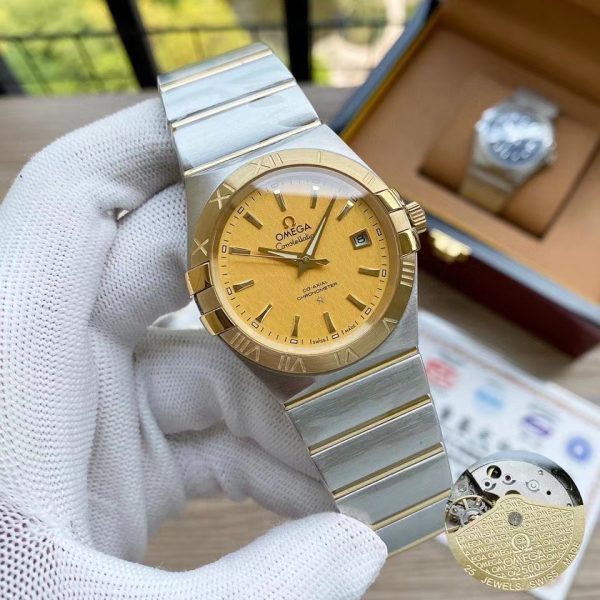OMEGA Constellation 904l Stainless Steel Automatic Mechanical  Women Men 38mm  Watch