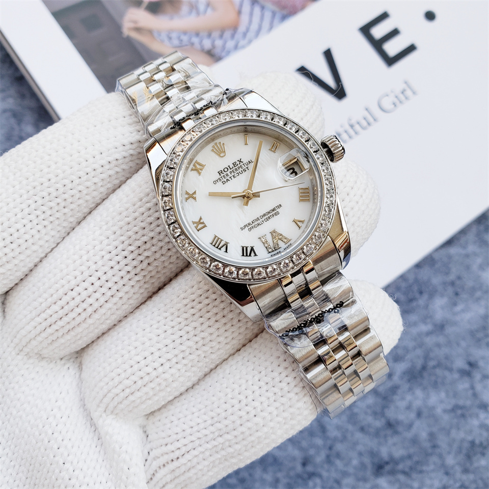 Rolex Datejust Diamond  WATERPROOF Lady 31mm 904l Stainless Steel Automatic Mechanical women Watch