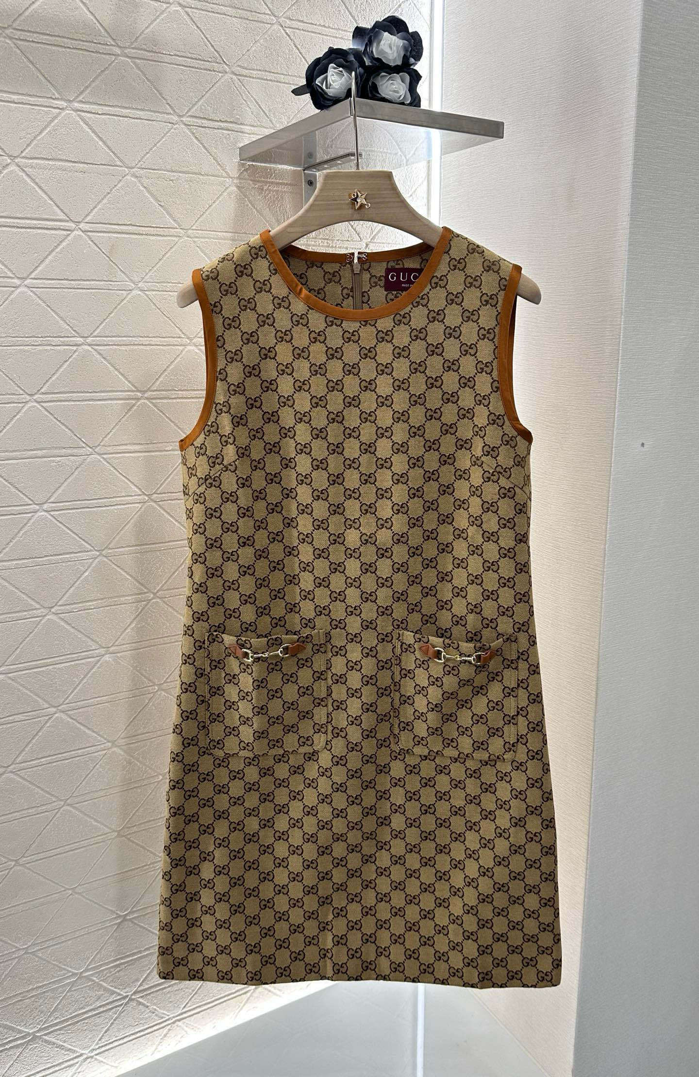 Gucci 2025 New Jacquard Vest Dress SML