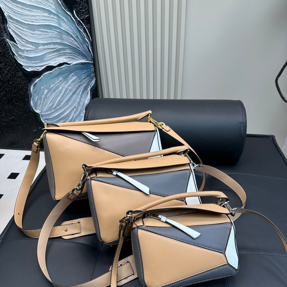 Replica Loewe Chinchilla Series Geometric Bag 19*13/24*15/29*19CM
