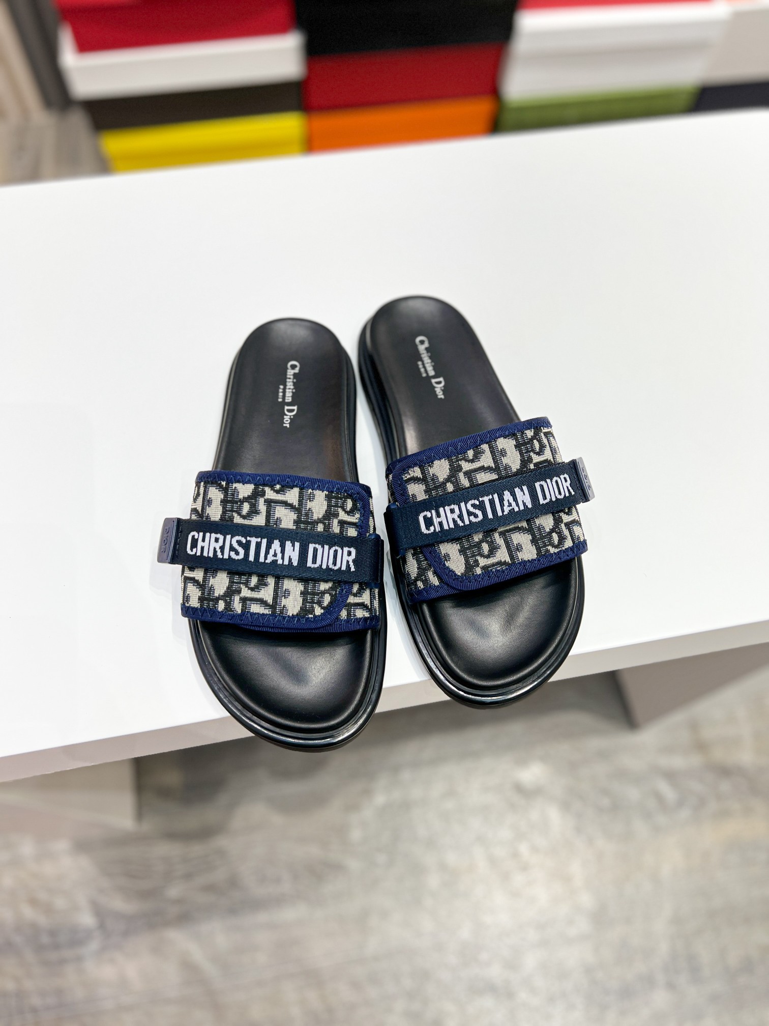 Dior Top Edition 2024ss Latest Men's Leather Slippers 38-45