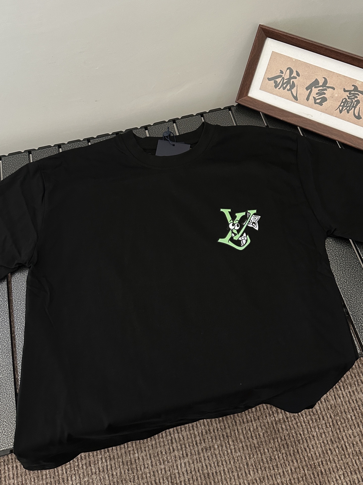 Louis Vuitton Hot Air Balloon Letter Short Sleeves M-XXXL