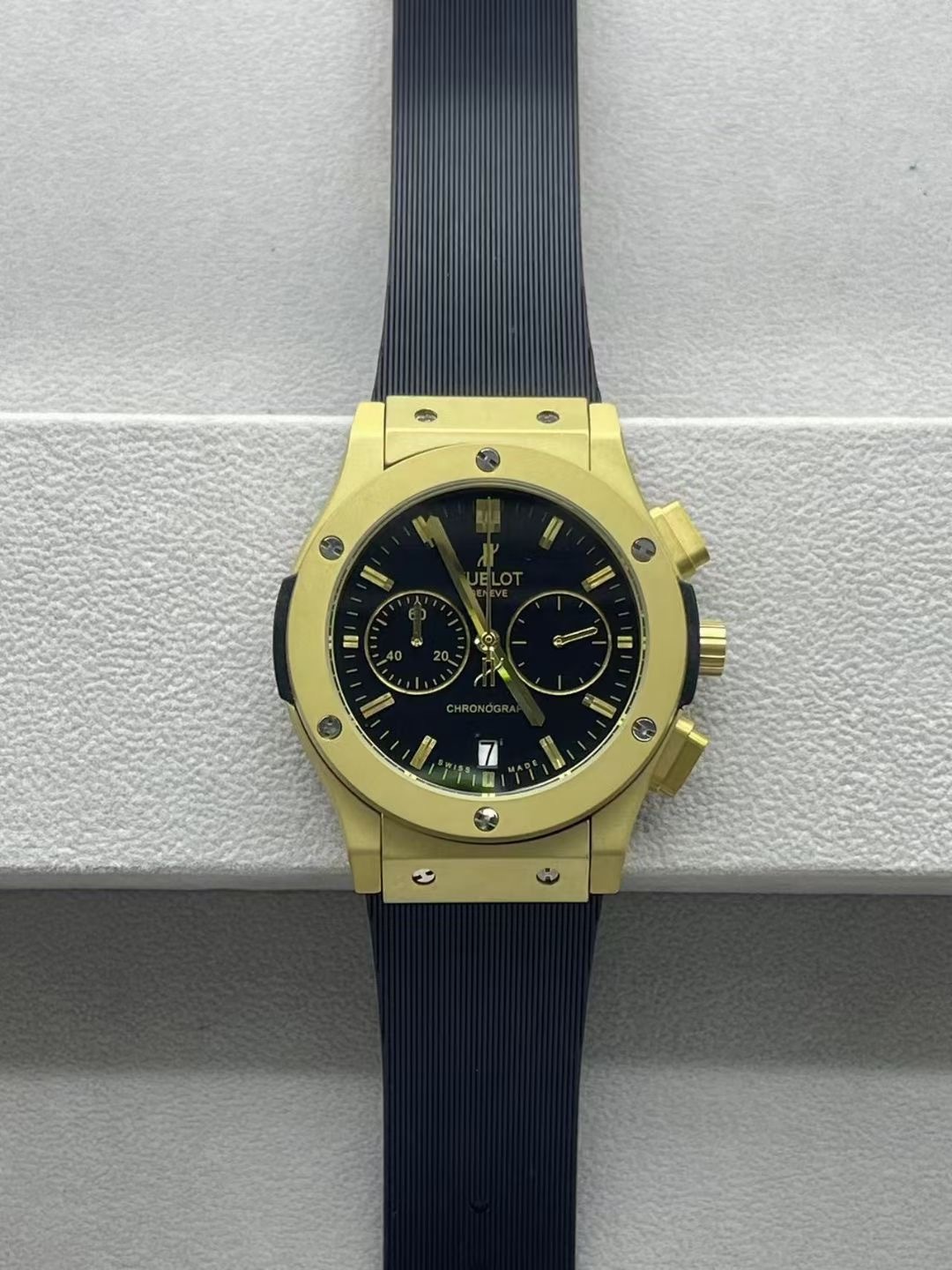 Hublot Geneve Top Quality Quartz 904L Stainless Steel Men  Watch 42mm