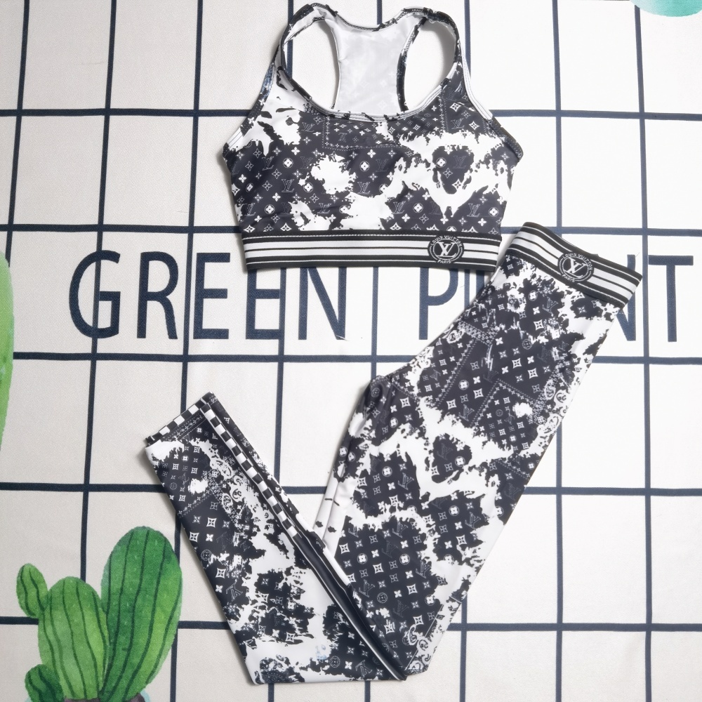 Women's LV Vest And Trousers Two Piece Swimsuit