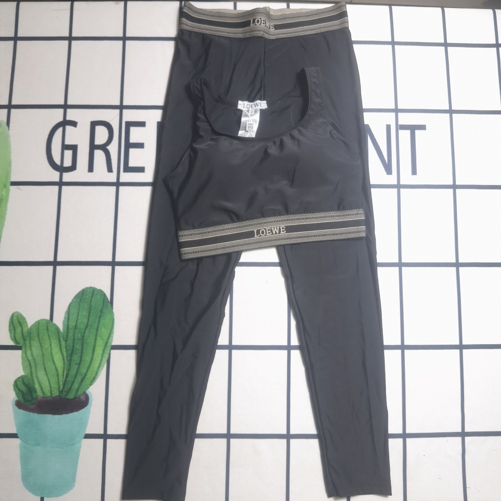 Women's Loewe Vest And Trousers Two Piece Swimsuit