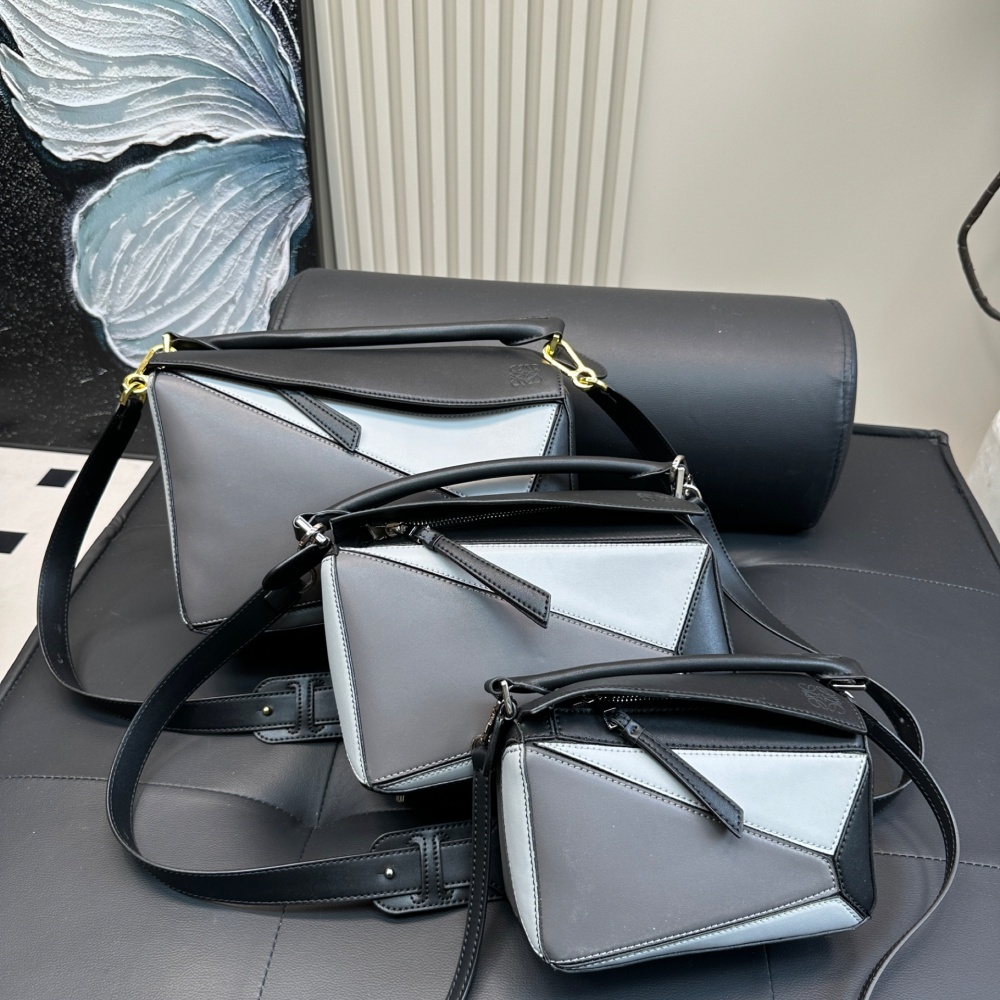 Replica Loewe Chinchilla Series Geometric Bag 19*13/24*15/29*19CM