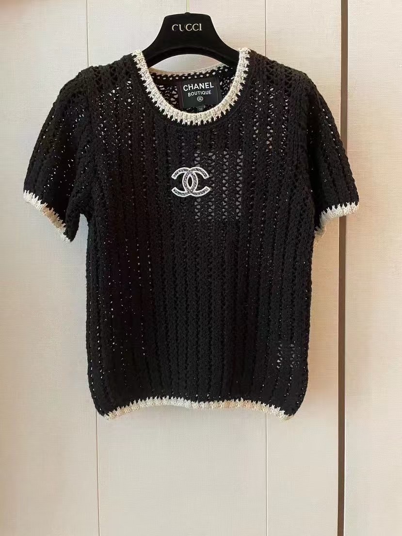 Chanel Second-hand New Hollow Short Sleeves