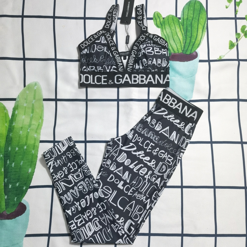 Women's DG Vest And Trousers Two Piece Swimsuit