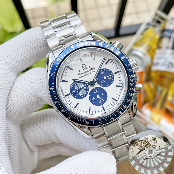OMEGA Speedmaster 904l Stainless Steel Automatic Mechanical Watch 44MM