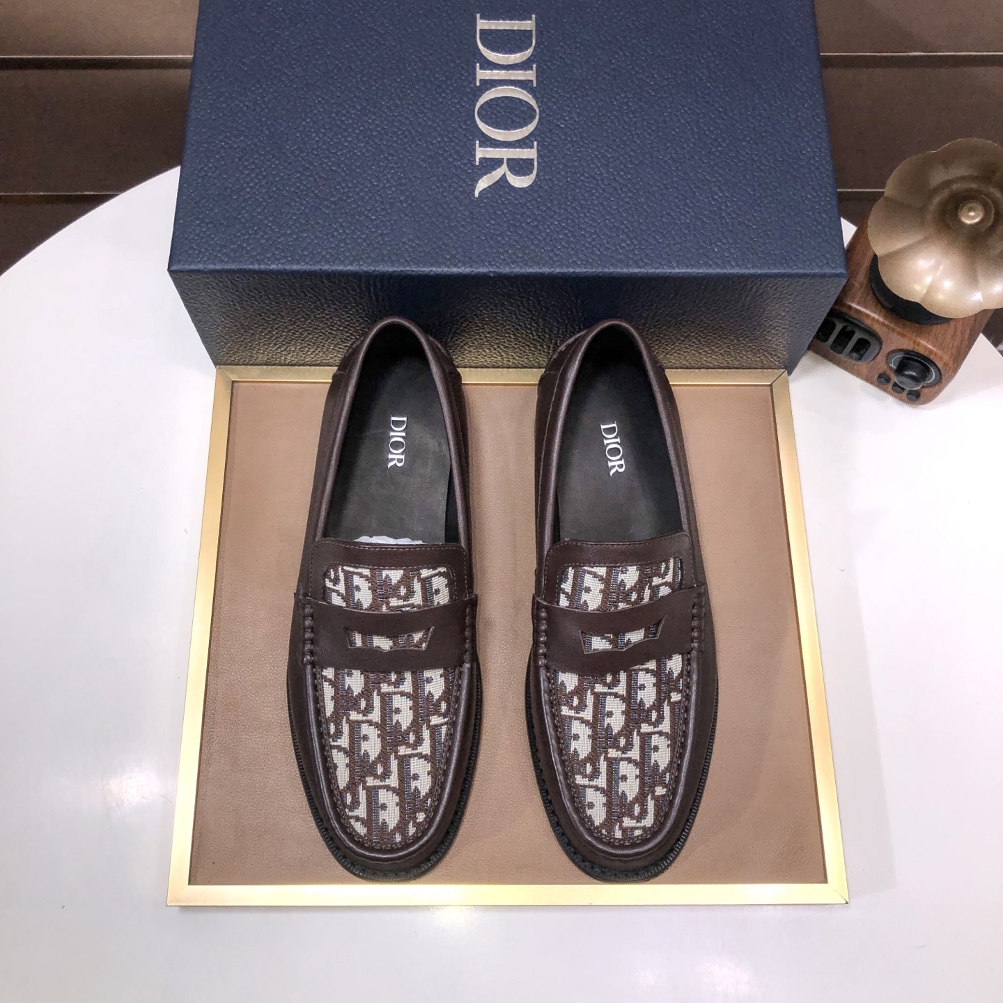 Dior Original 1:1 Cowhide Lining High Quality Leather Shoes 38-44