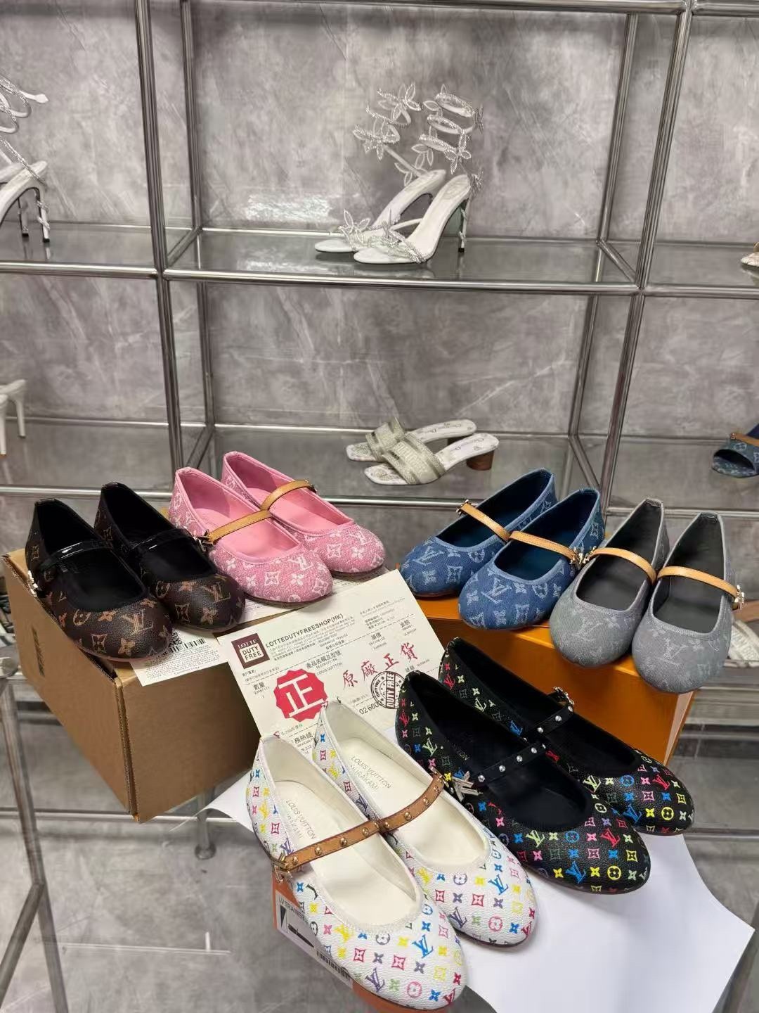 LV Mary Jane Catwalk New Flat Shoes 35-42CM