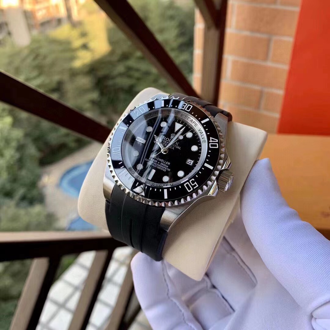 Replica Rolex  SEA-DWELLER Men 43mm 904l Stainless Steel Automatic Mechanical Watch