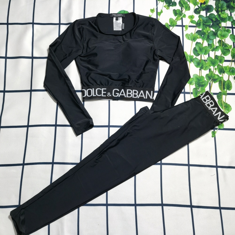 Women's DG Long-Sleeved Two Piece Swimsuit
