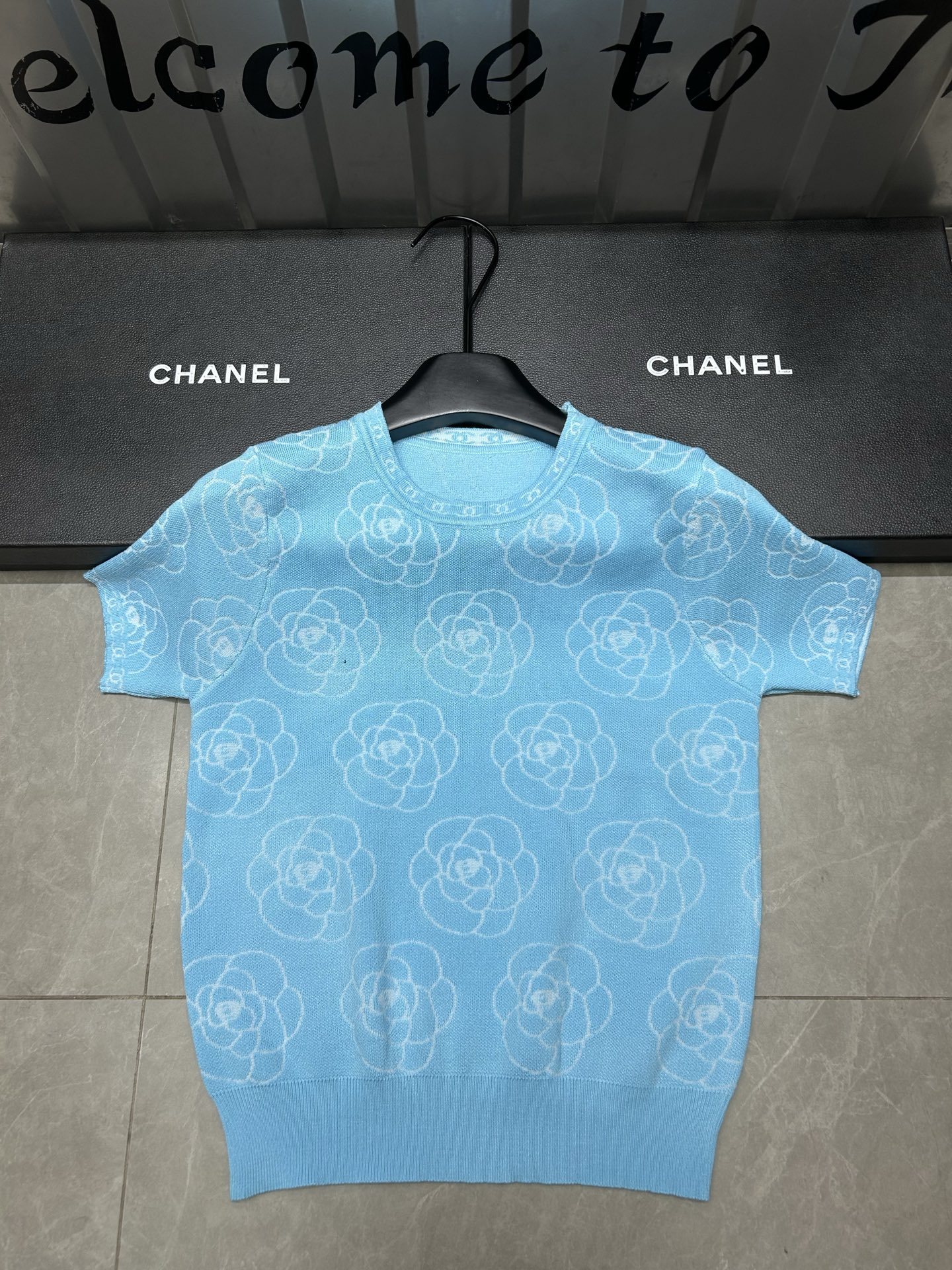 Chanel Camellia Short Sleeve