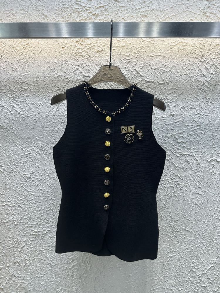 Chanel 25 New Summer Heavy-duty High-end Knitted Vest