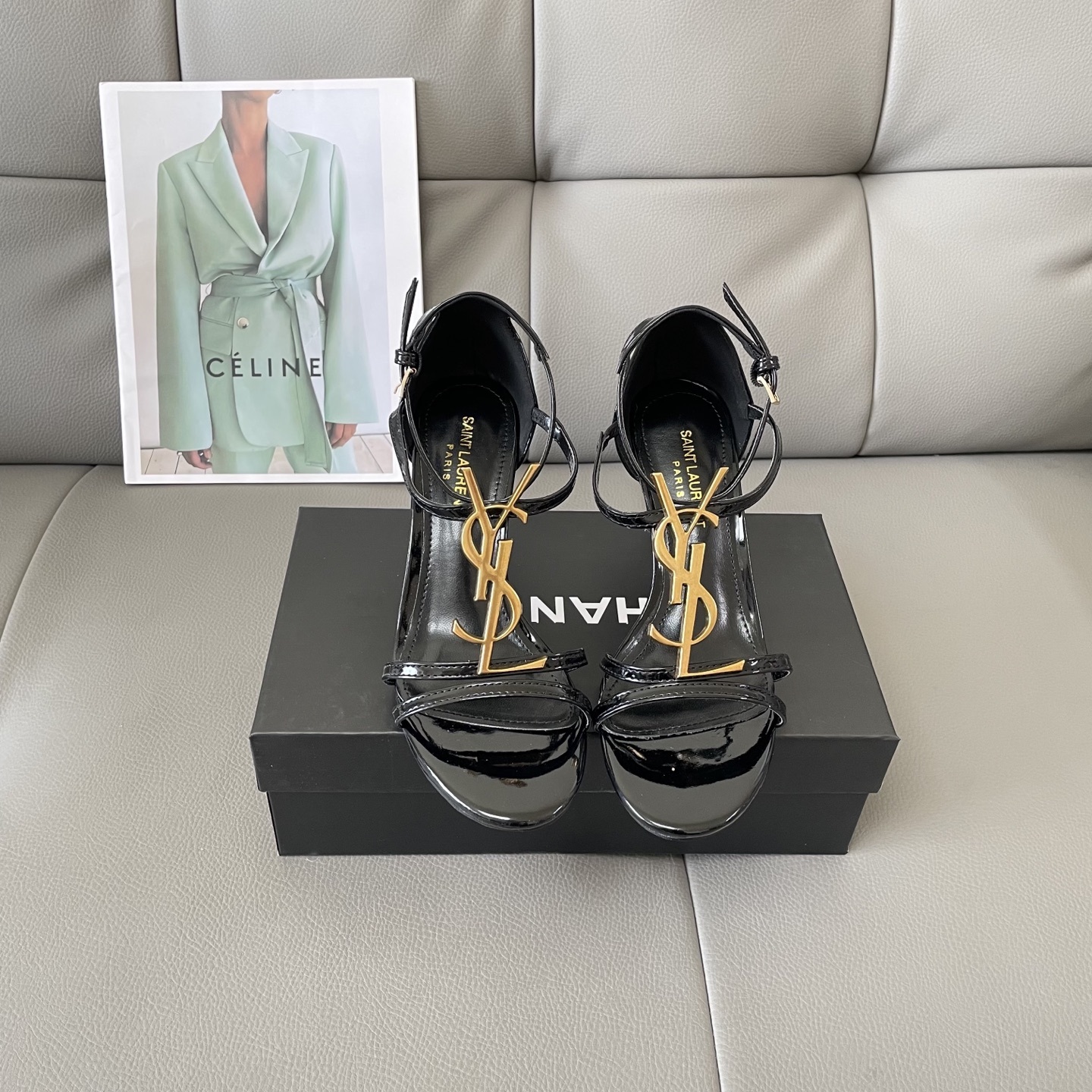 Replica YSL Top Luxury Classic Letter Buckle Sandals EU34-41