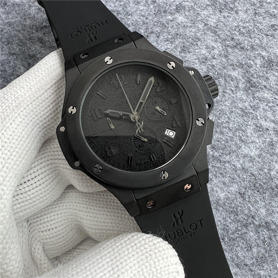 Hublot Geneve  TUIGA  1909 Top Quality Quartz 904L Stainless Steel Men  Watch 42mm