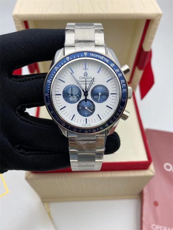 OMEGA Speedmaster 904l Stainless Steel Quartzl  MEN 44mm Watch