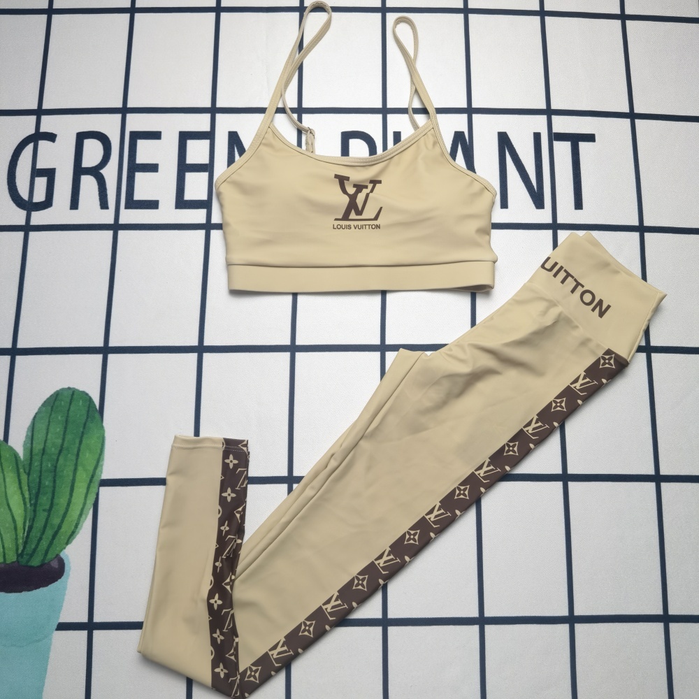 Women's LV Vest And Trousers Two Piece Swimsuit