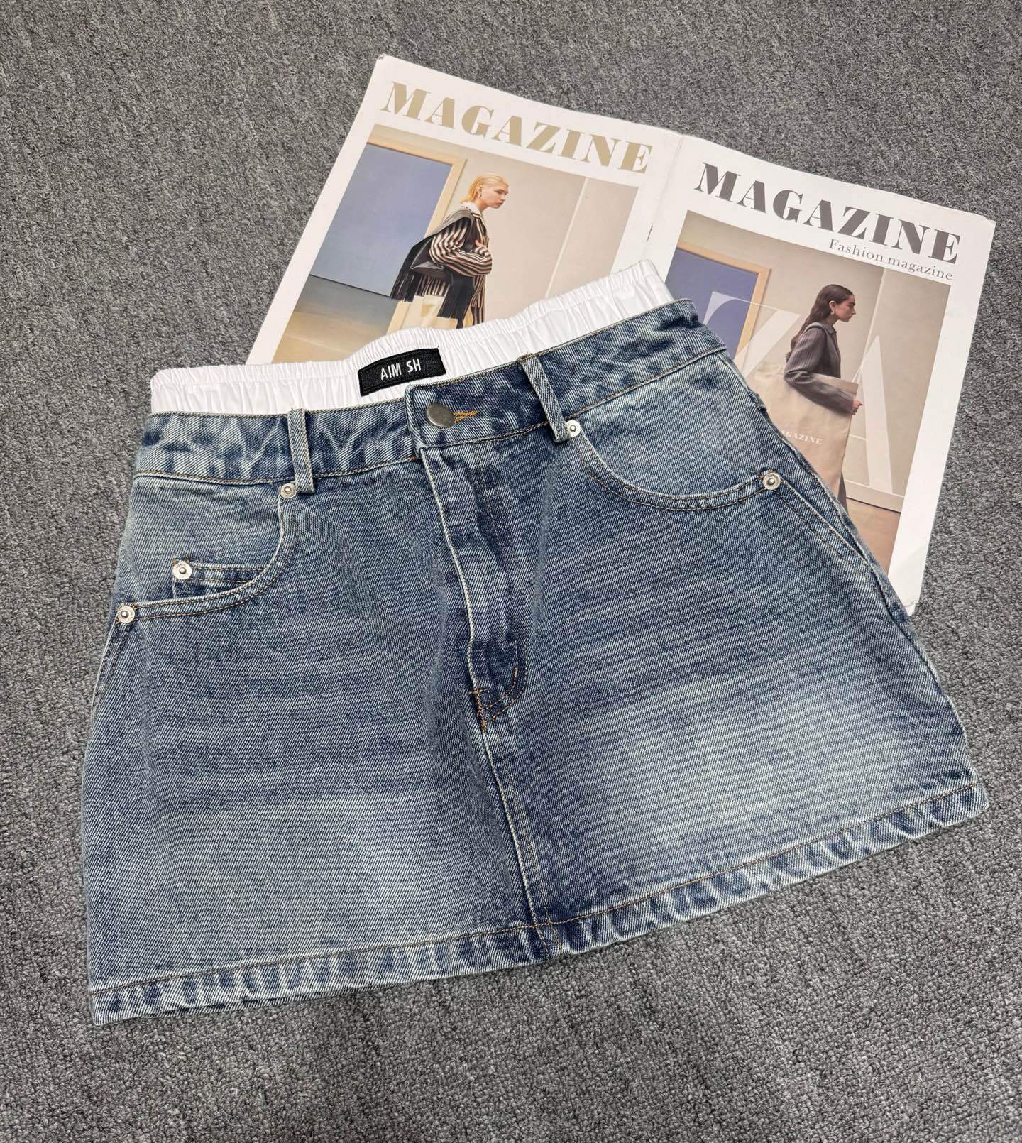 Aim SH Denim Skirt SML