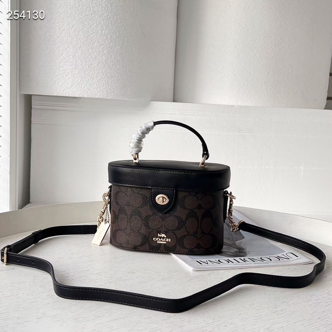 Women’s bag, Kay box bag, Georgie vintage makeup bag, carriage buckle, single shoulder crossbody handbag-without packaging box