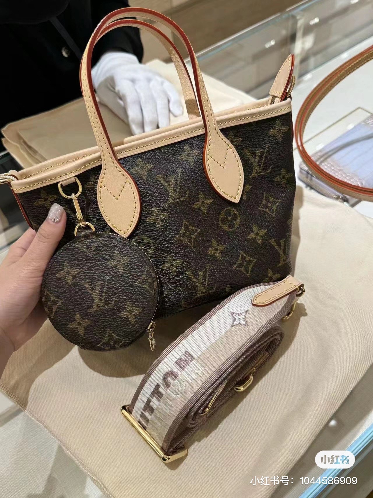 New classic old-fashioned wide-shoulder lv13 tote bag versatile retro mediaeval bag handbag one-shoulder cross-body bag-with packaging box