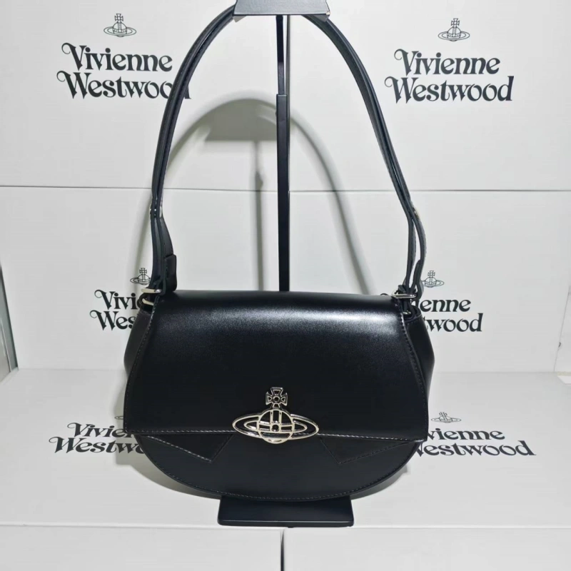 Black oil wax leather swallow bag-box