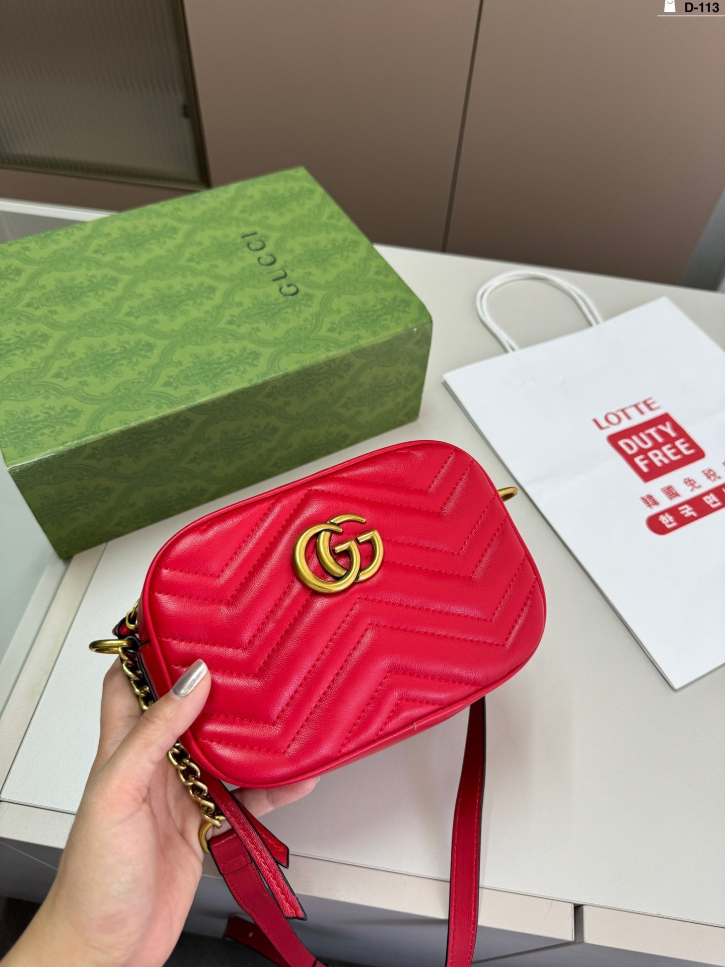 Gucci Fashion Mini Versatile Camera Bag (Folding Box)
