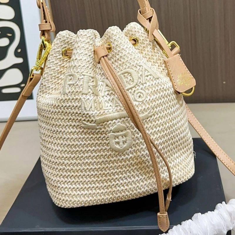 New Spring/Summer woven bucket bag (no box included)