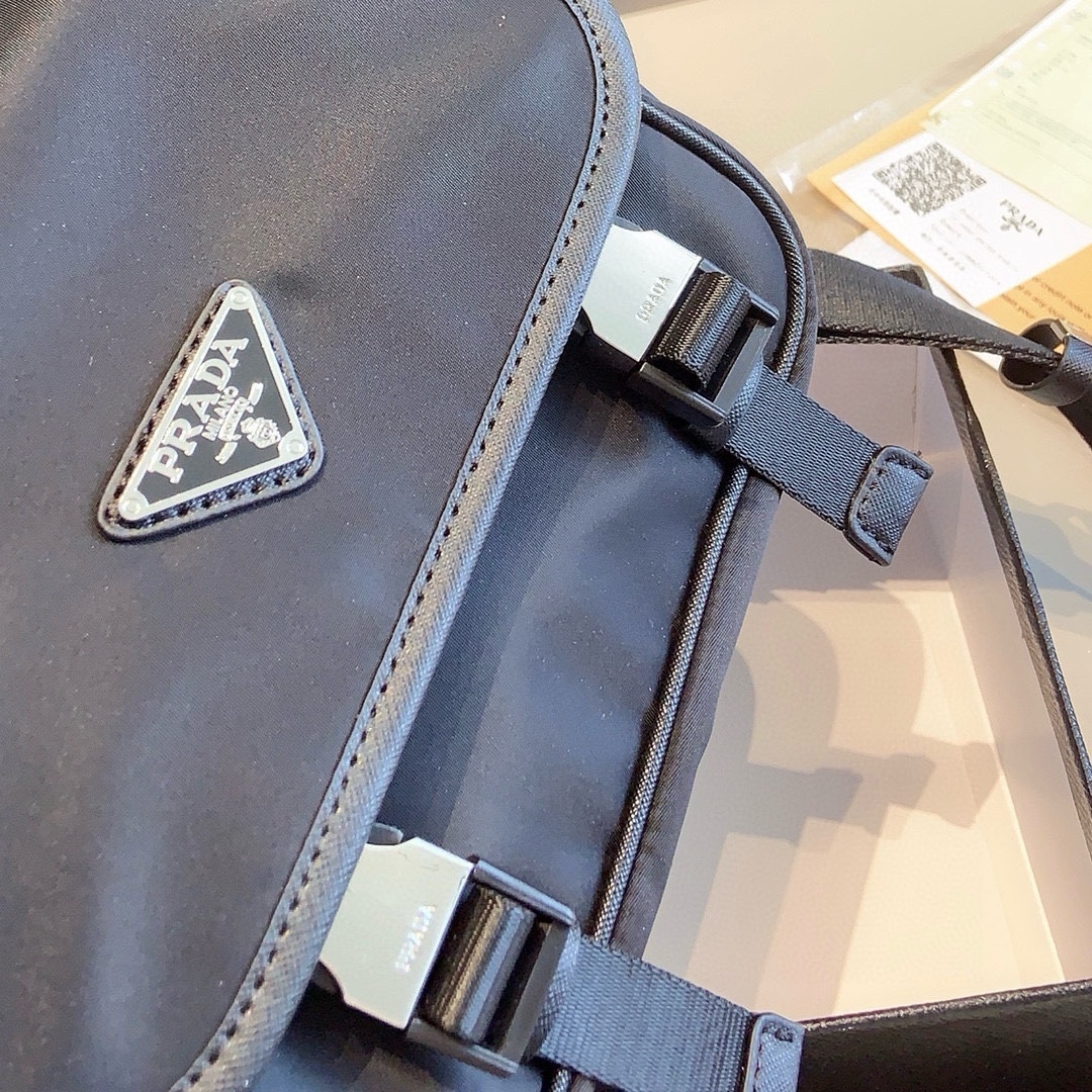 Prada’s new three in one crossbody bag with coin purse pendant, unisex (with gift box)
