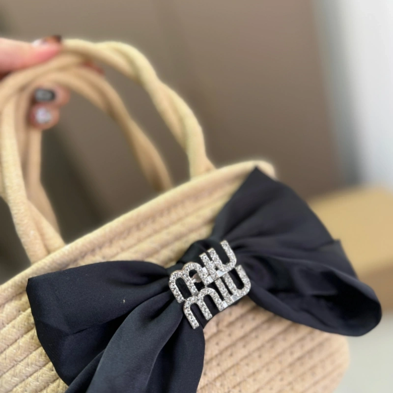 shaped straw tote bag-nobox