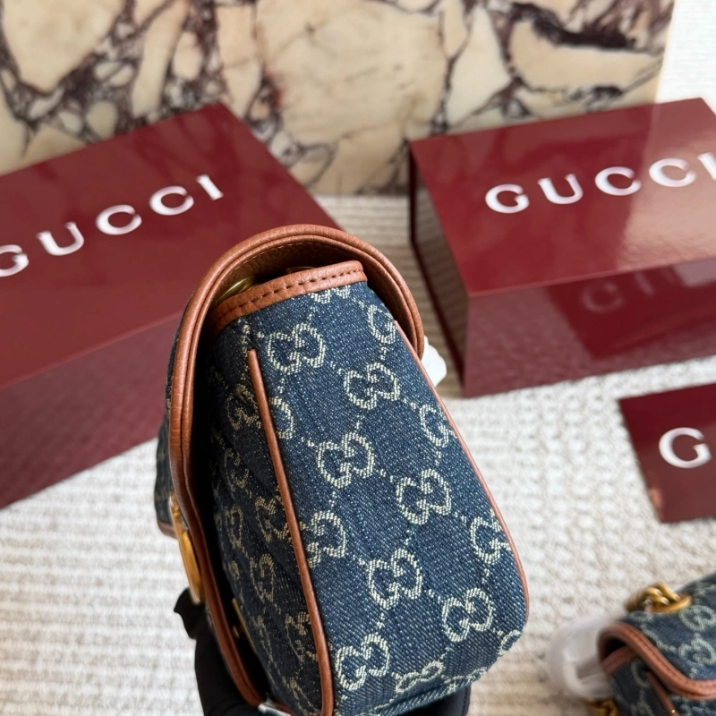 A total must-have. The ultimate Marmont: classic Double G upgraded, in real leather-box