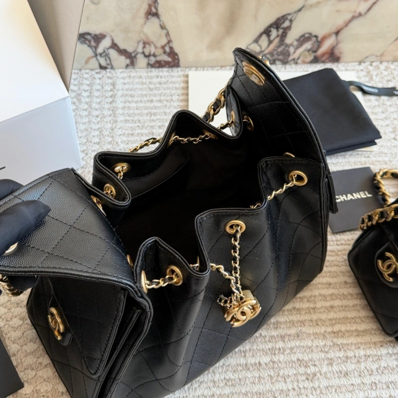 Black Caviar Hobo Bag-box