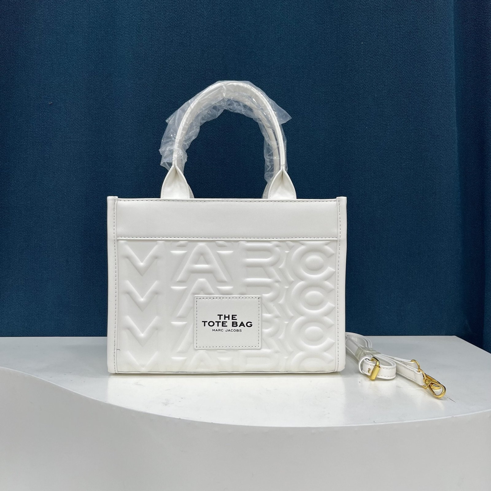 TOTE bag versatile fashion new popular letter indentation texture PU tote bag crossbody shoulder women’s bag