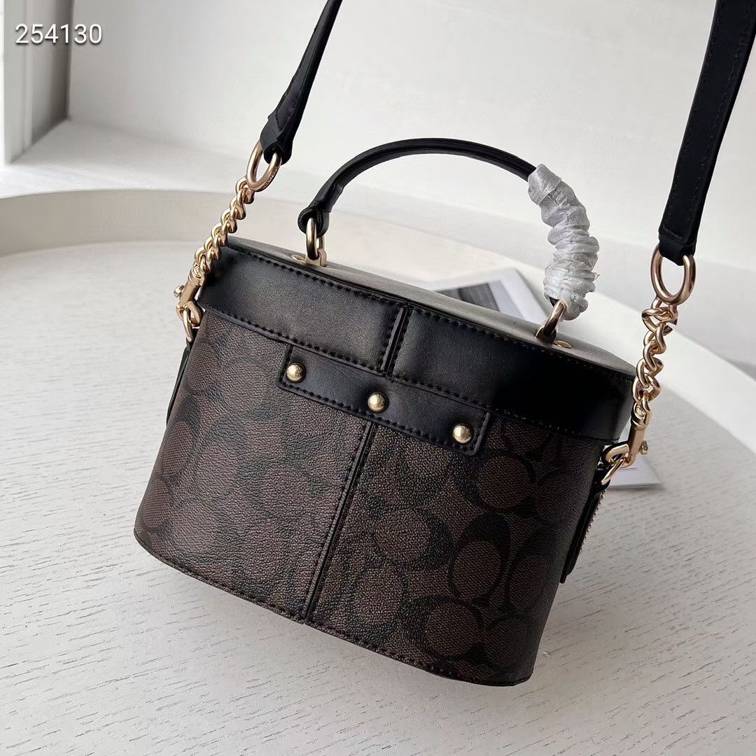 Women’s bag, Kay box bag, Georgie vintage makeup bag, carriage buckle, single shoulder crossbody handbag-without packaging box
