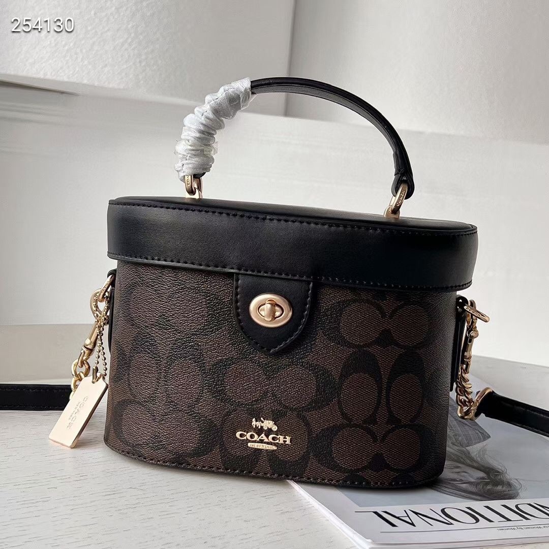 Women’s bag, Kay box bag, Georgie vintage makeup bag, carriage buckle, single shoulder crossbody handbag-without packaging box
