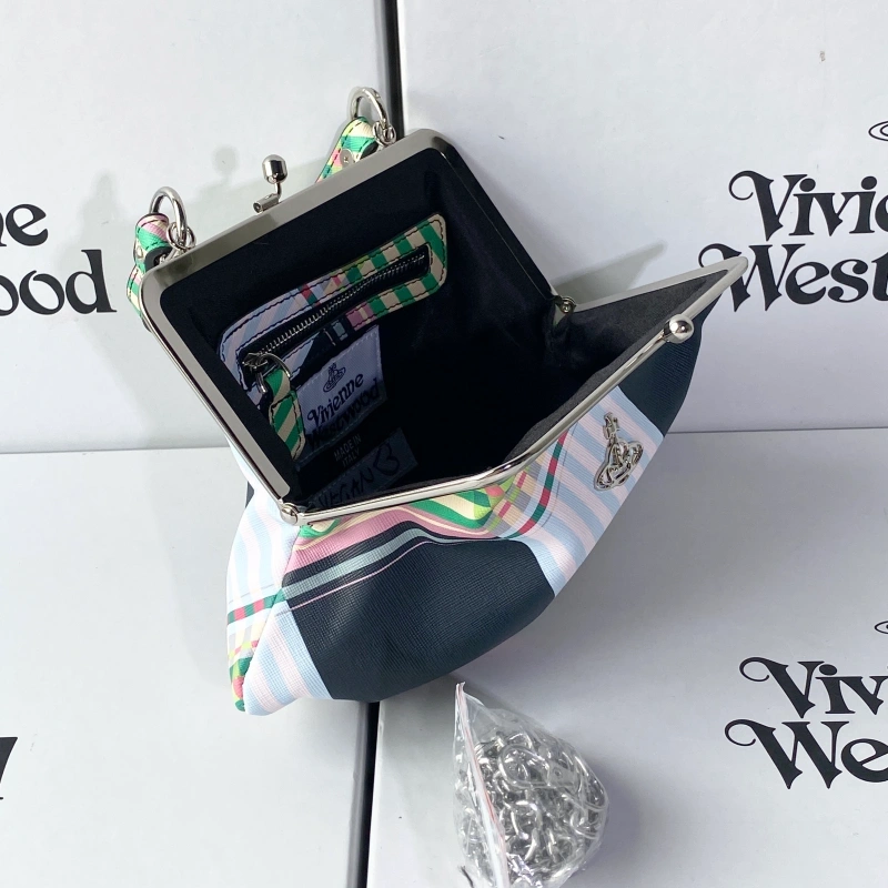 New green plaid dumpling bag-box