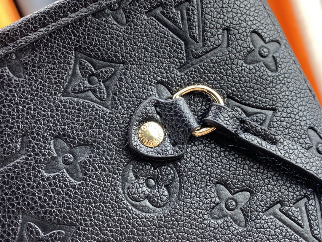 Lv-Top layer cowhide embossed fashion large-capacity bag women’s bag high-end versatile commuter bag one-shoulder underarm tote bag-without packaging box