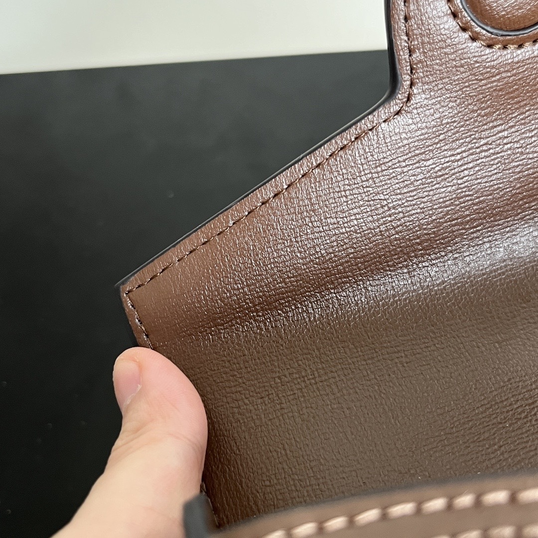 Women’s bag, retro horse collar buckle, mailman bag, saddle bag, single shoulder diagonal cross bag-with box