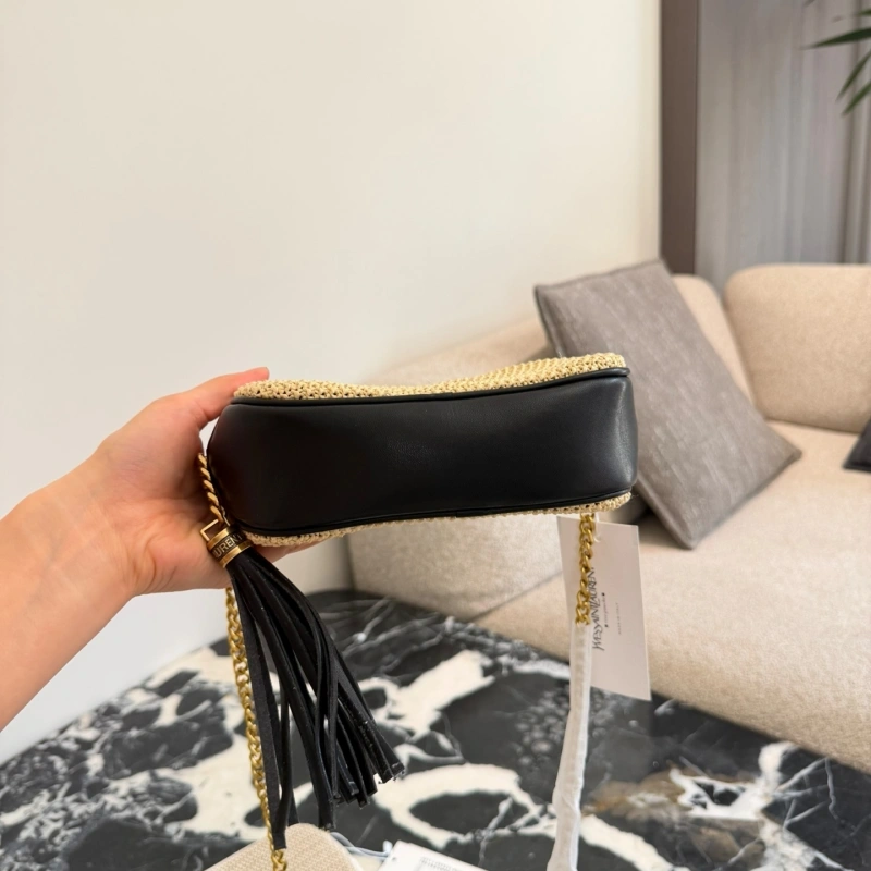“Black and Gold Tassel Camera Bag-no box