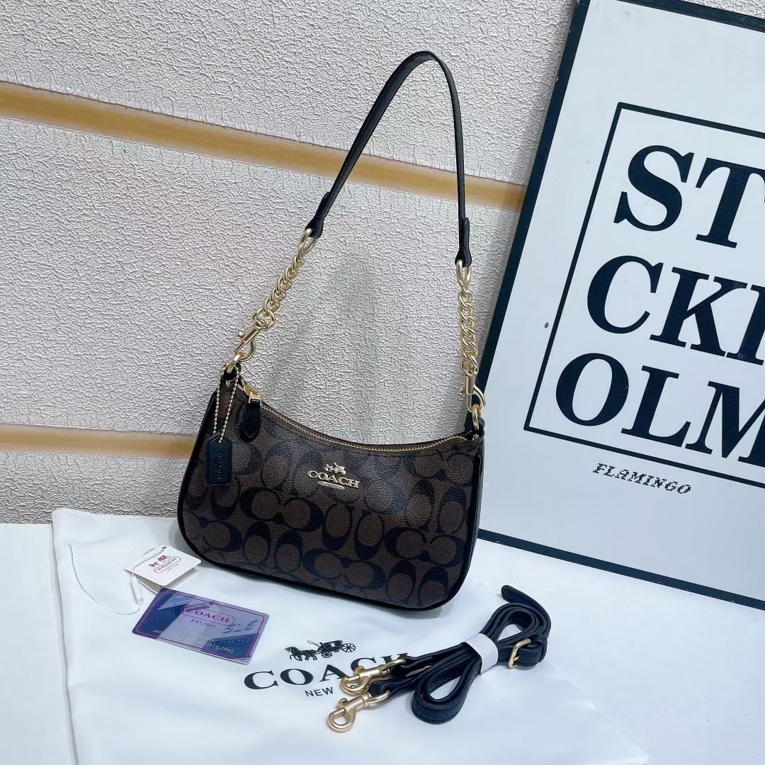 Coach underarm bag and tote shoulder bag