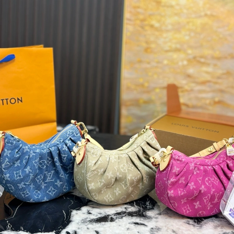 L brand Denim Hobo Bag- no gift box