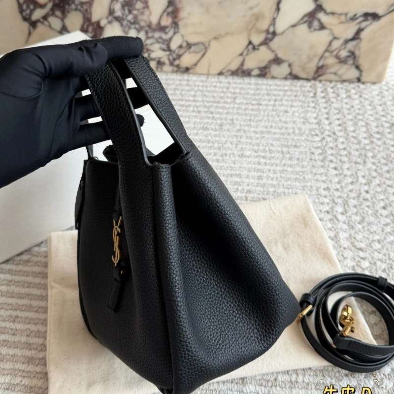 Cowhide basket bag-box