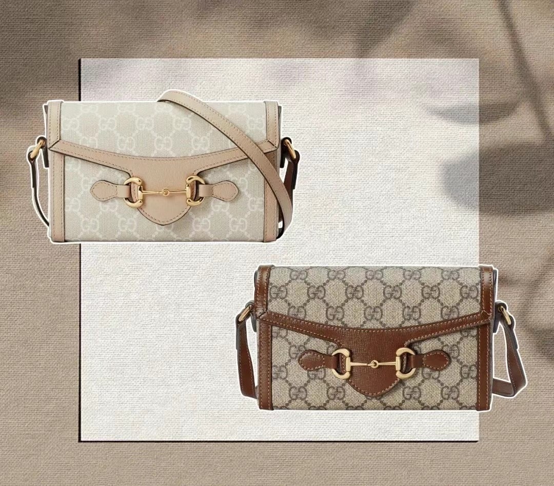 Women’s bag, retro horse collar buckle, mailman bag, saddle bag, single shoulder diagonal cross bag-with box