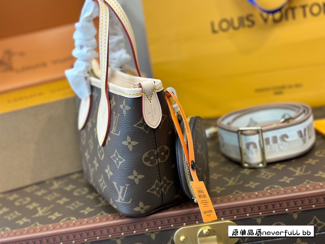 New classic old-fashioned wide-shoulder lv13 tote bag versatile retro mediaeval bag handbag one-shoulder cross-body bag-with packaging box