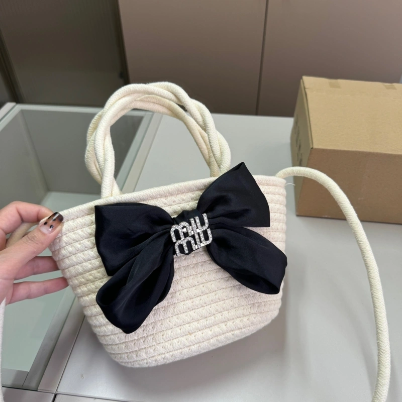 shaped straw tote bag-nobox