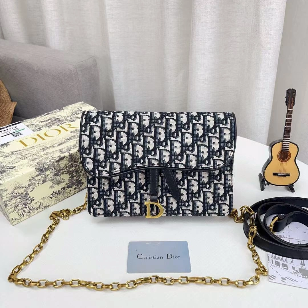 Craftsmanship workshop crossbody chain suitable for Dior saddle waist bag transformation wallet shoulder strap chain-comes with gift box