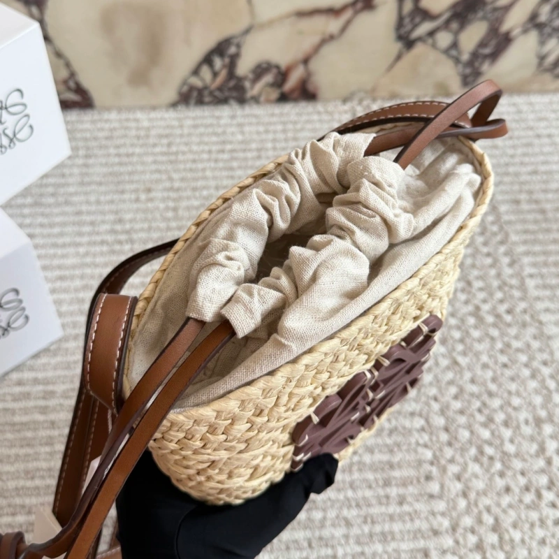 Straw Mini Bucket Bag-box